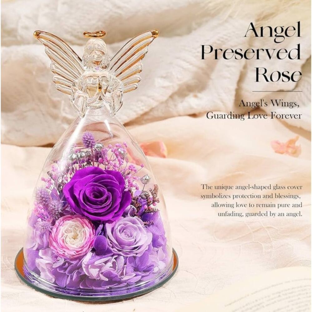 Angel Roses Gift For Her Brand New - Picture 1 of 5